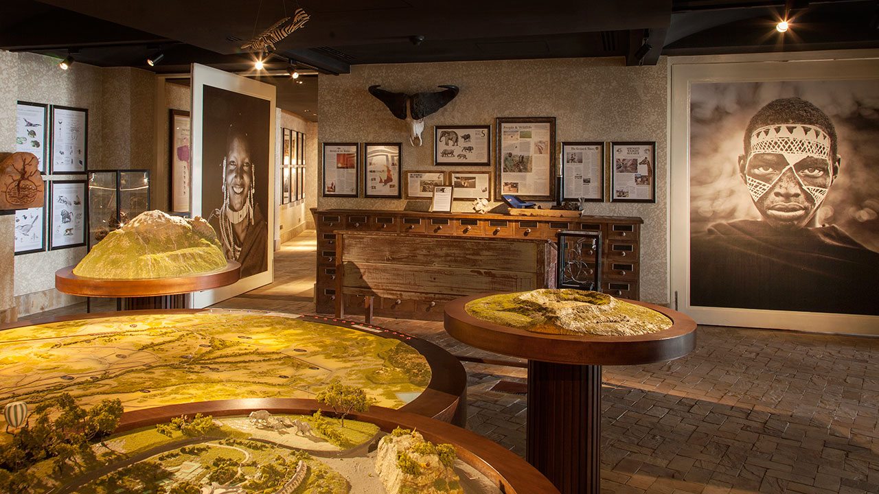 Displays at Four Seasons Safari Lodge, Serengeti Discovery Center