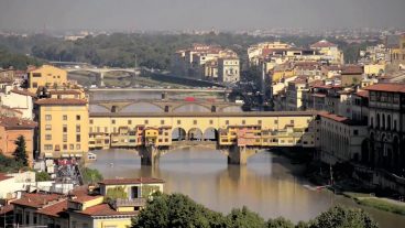 Ponte Vecchio Bridge in Florence, Italy