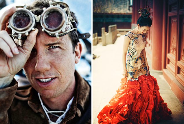 Trey Ratcliff - Portrait (L); Wedding in the Forbidden City, Beijing (R)