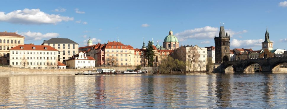 Skyline from river