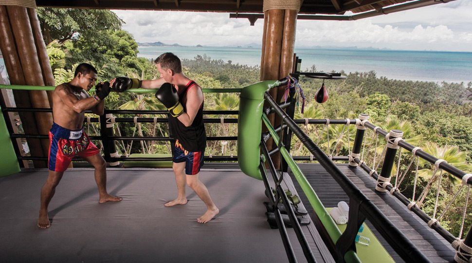 Koh Samui Muay Thai training