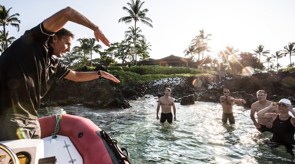 Hualalai triathlon swimming