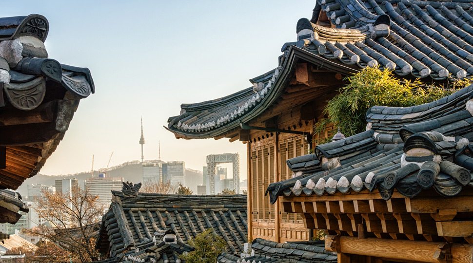 Seoul Old City Skyline