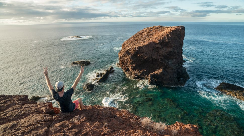 Sweetheart Rock in Lanai