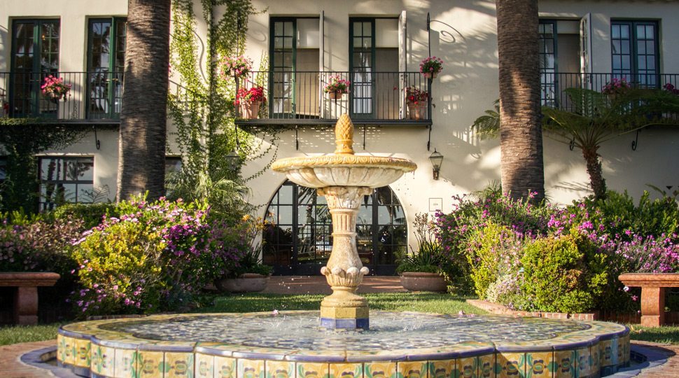 Fountain at Four Seasons Santa Barbara