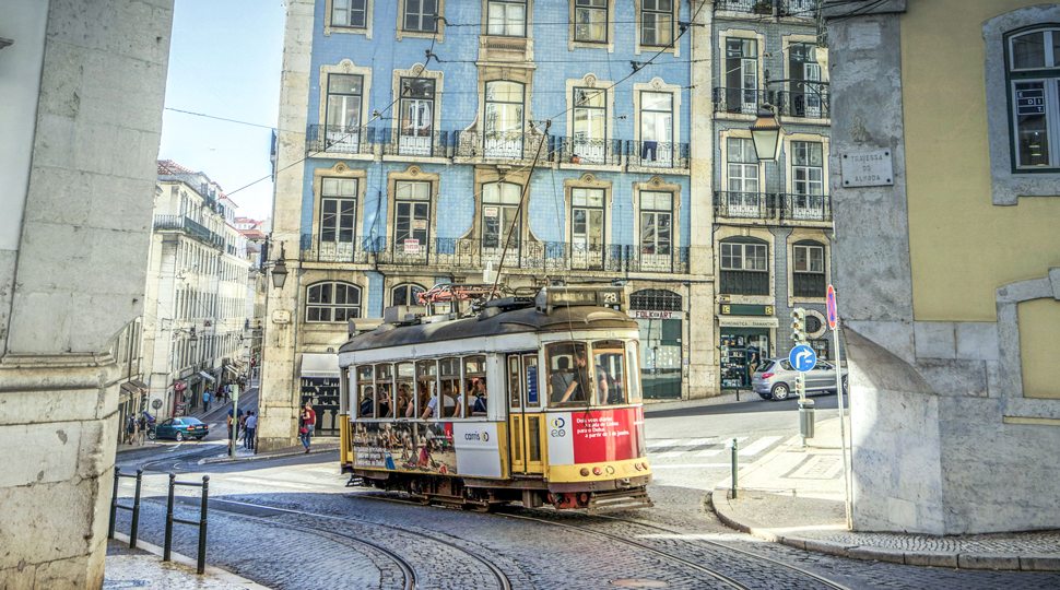 Streetcar in Lisbon