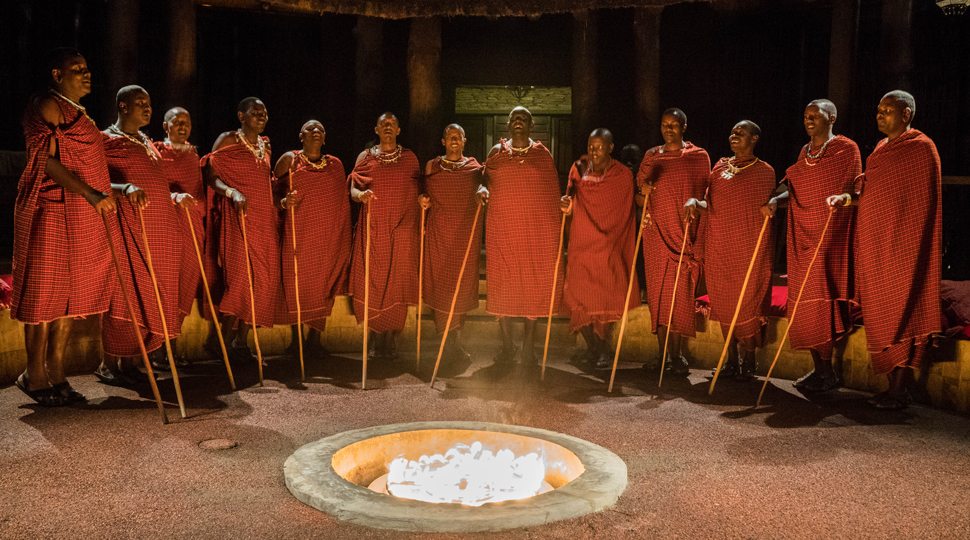 The Maasai tribe at the Four Seasons Serengeti