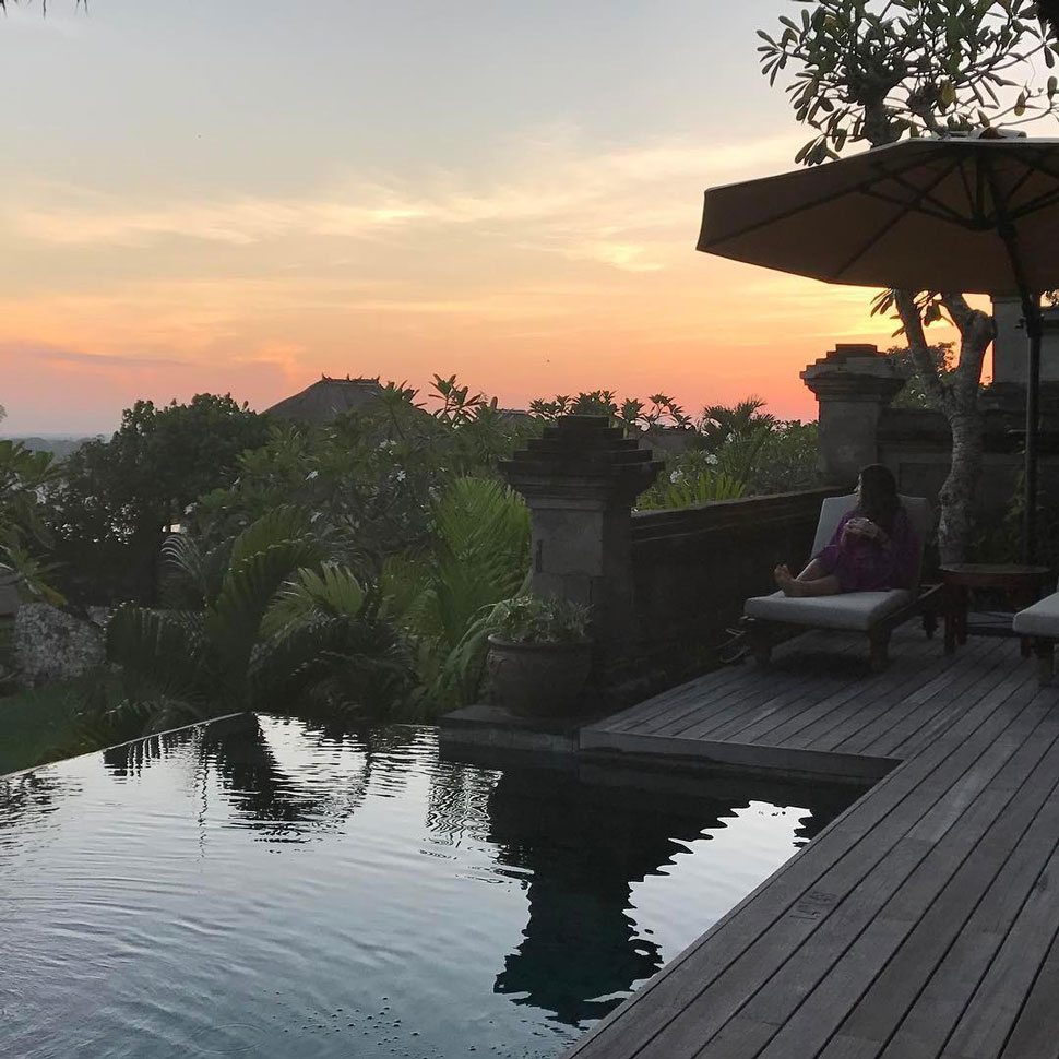 Plunge pool at Four Seasons Resort Bali at Jimbaran Bay