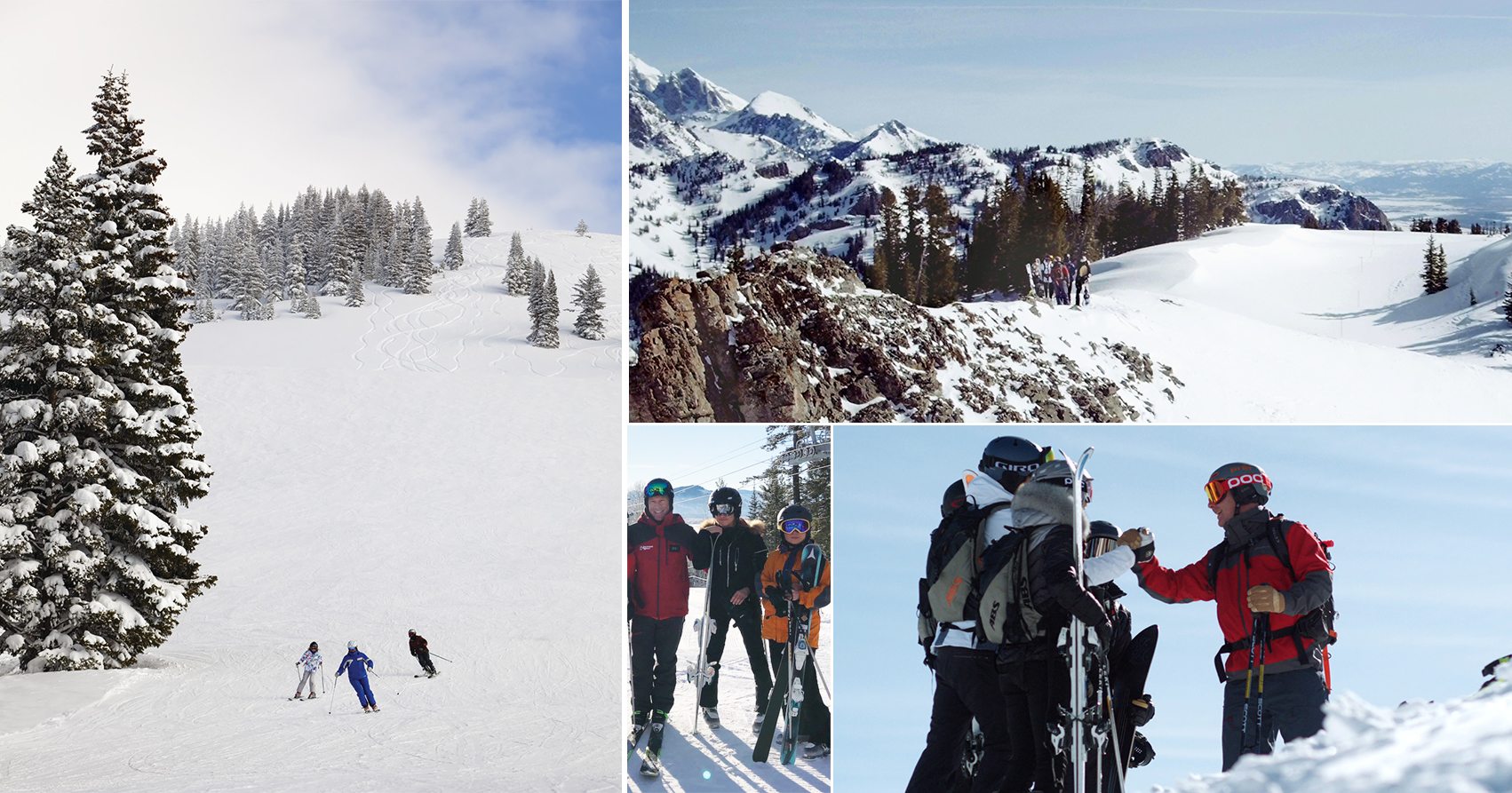 Skiing in Vail and Jackson Hole