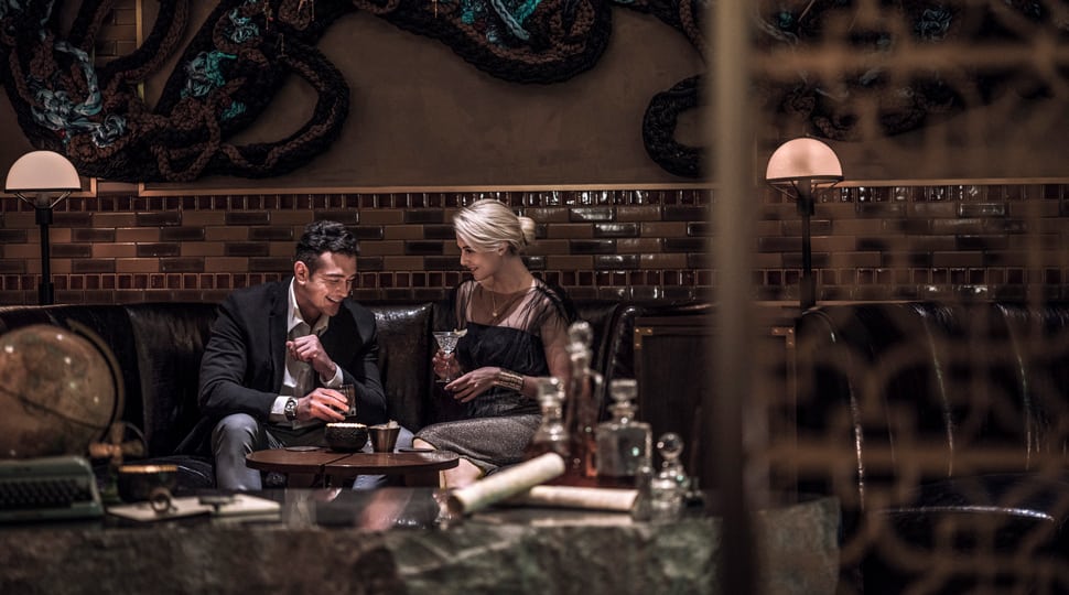 Couple at Charles H. Bar in Seoul