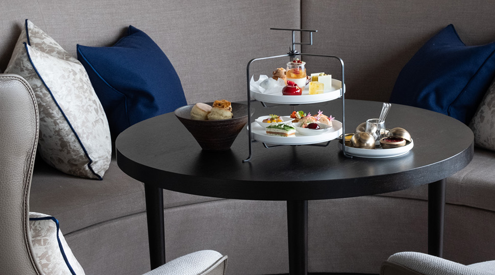 A table set for afternoon tea