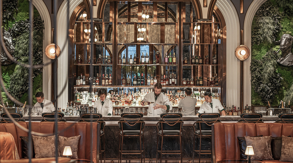 Bar at BKK Social Club in Bangkok