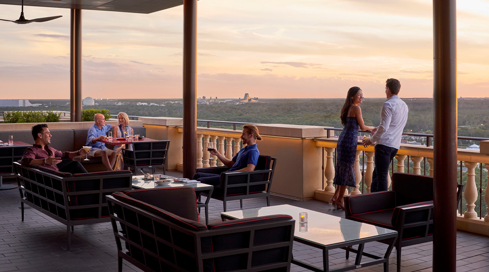 Rooftop patio at Capa in Orlando